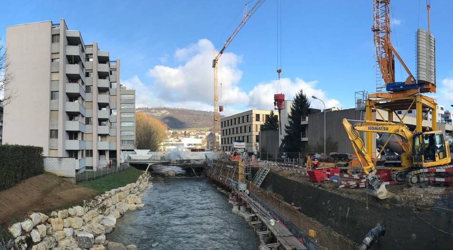 MAREE BASSE - PONT DE BELLEVOIE - DELEMONT