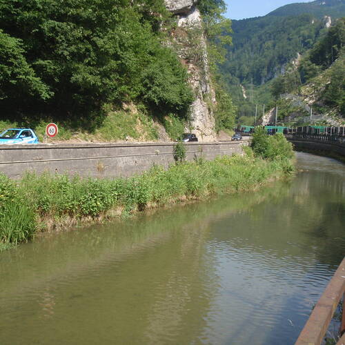 Mur de soutènement, Choindez